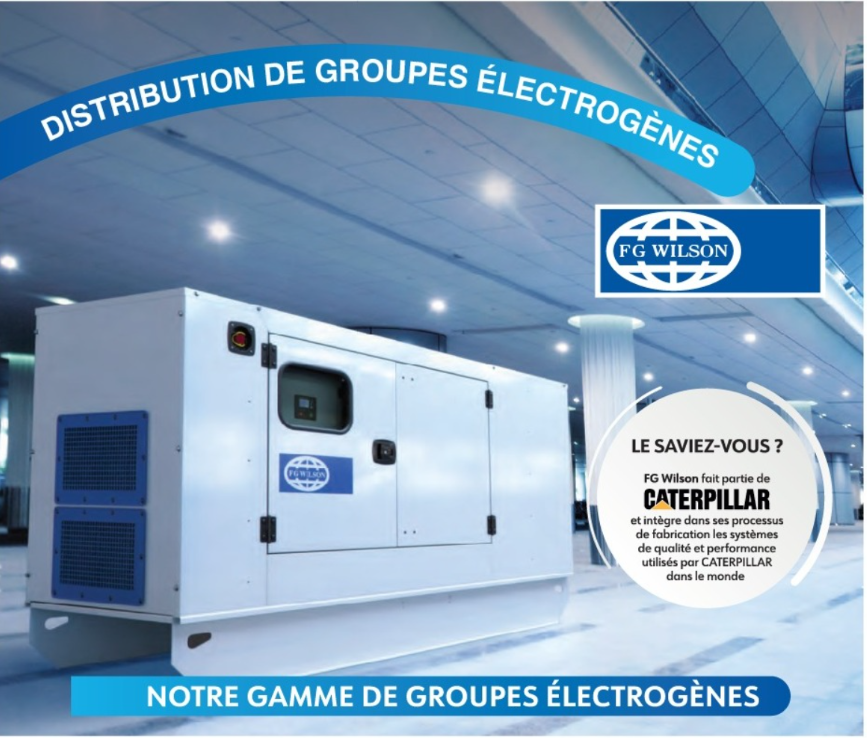 Distribution de groupes électrogènes FG Wilson