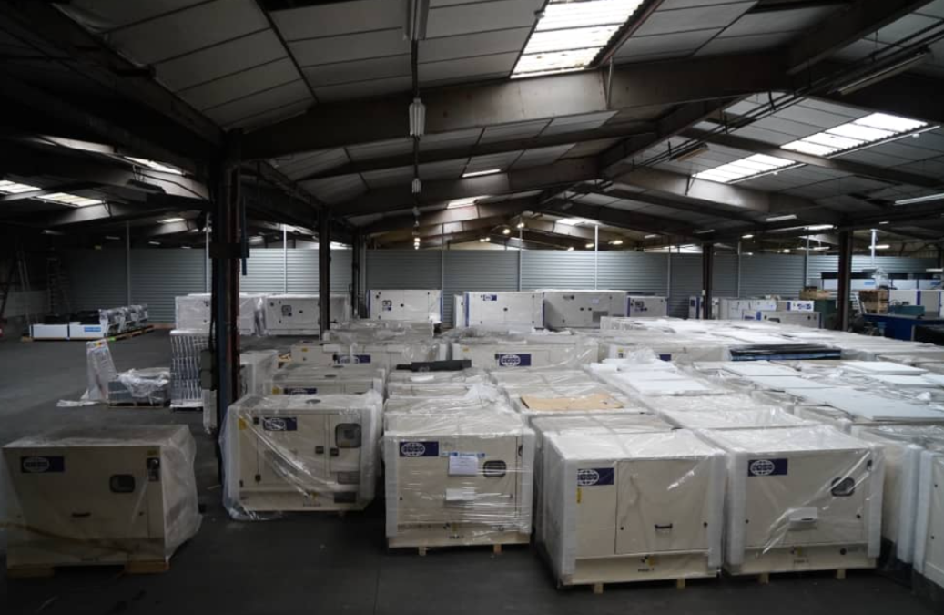 Stock de groupes électrogènes FG Wilson
